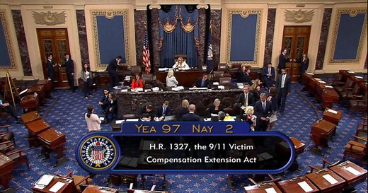 Senate passes 9/11 Victim Compensation Fund bill