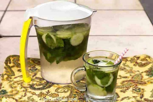 Cucumber Mint Infused Water Recipe