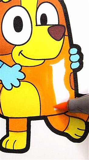 Bluey and Bingo Coloring Page #drawandcolors