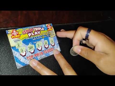 $1 Scratch Off Ticket - $5000 Triple Play - North Carolina Education Lottery