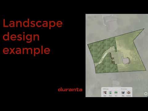 Landscape design using Duranta