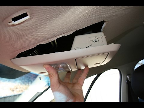 Ford Falcon AU BA BF Sunglasses Console holder removal