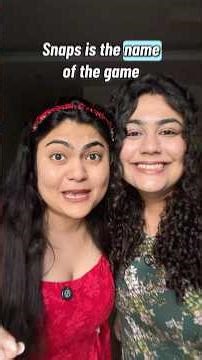 My SISTER is Dumb! Snaps Game Challenge #thakursisters #viralgame