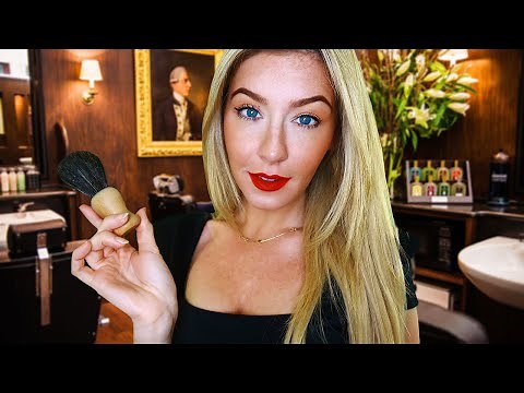 ASMR Top Rated Barbershop💈 Luxury Hot Towel Shave Roleplay