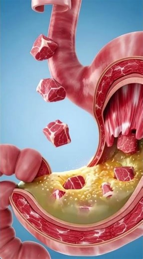 What Happens After Eating Mutton? (Medical 3D Animation)