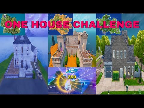 1 HOUSE CHALLENGE... BUT It's Fortnite Trickshotting (road to a trickshot #118)