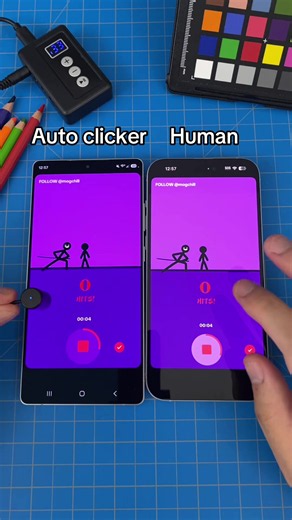 Auto clicker vs human crazy sword 6 filter ⚔️ #tiktokgame #autoclicker #filter