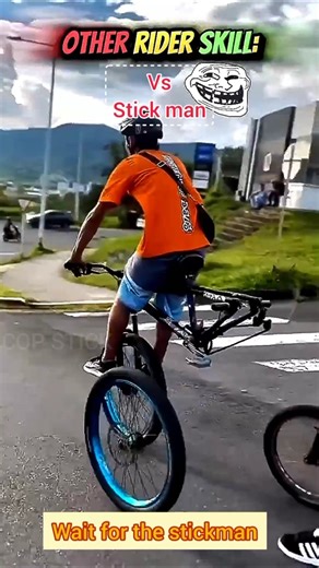 others bike stunt Vs stick man#short#trending#virak#foryou