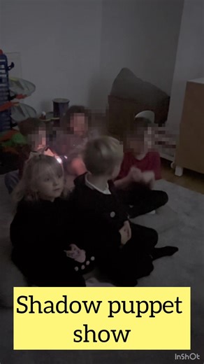“Today our 10-year-old planned and performed a shadow puppet show for the younger children 🖤 So much confidence, creativity, communication, and care for others — and the little ones were completely engaged ✨ This is the power of child-led learning.” #ChildminderLife #FYP #EarlyYearsLearning #HomeBasedChildcare #CurriculumAndTeaching