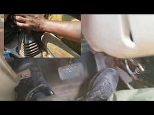 Balancing the Clutch and the Accelerator in a Manual vehicle.