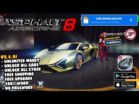 Asphalt 8 Mod Apk v8.6.0i Terbaru 2025 - Unlimited Money & Unlock All Cars