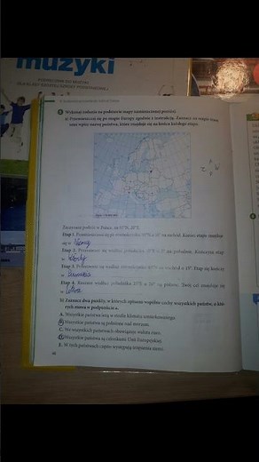 strona 48 zadanie 5 zeszyt ćwiczeń do geografii dla klasy szóstej szkoły podstawowej Nowa Era
