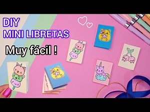 ✨ Cómo hacer una libreta con una hoja de papel 💫 Manualidades con papel/ Manualidades fáciles/