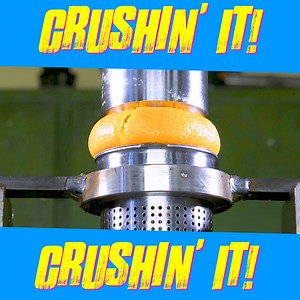 We MINCED fruit and clay without hydraulic press, the results are so SATISFYING!🤤 | Crushin' It