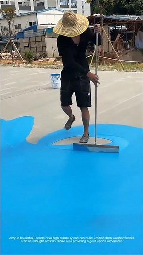 Basketball court renovation: the process and challenges behind acrylic coating construction