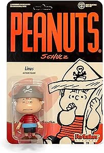 Super7 Peanuts Pirate Linus 3.75 in Reaction Figure