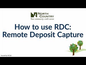 NorthCountry's Remote Deposit Capture Tutorial