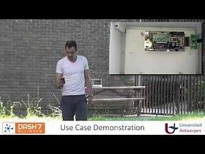 NFC and DASH7 using the NFC Antenna of a smartphone