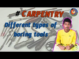 # Different Types Of Boring Tools #CARPENTRY # Boring Tools #DIPLOMA GRADUATE UMA