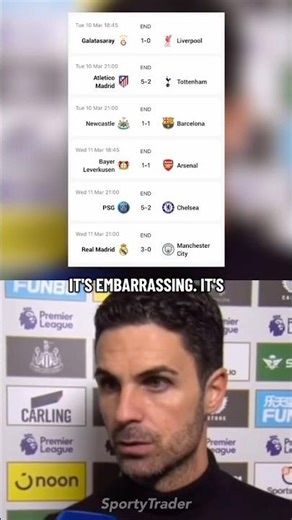 ¡Los clubes de la Premier League decepcionan en Europa! 😩#ucl #chelsea #mancity #arsenal