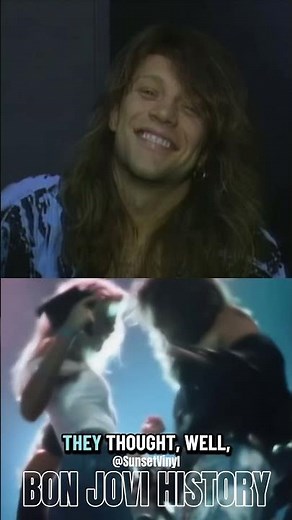 Jon Bon Jovi gets bashful talking about the girls in the Bad Medicine video