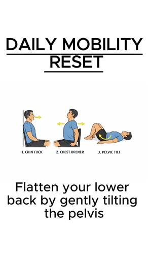 🔥 30 Sec Mobility Flow (Neck, Chest & Core Reset) #shorts