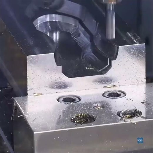 Extreme Milling STAVAX 51 HRC with AE-MS-H | High-Speed Roughing on MAKINO V56i!
