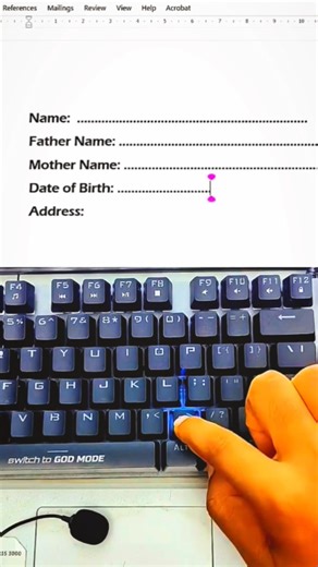 Typing Test Gone Wrong 😭💻 | Don’t Make This Mistake! #shorts #keyboard #mstechtricks 😊💯💔