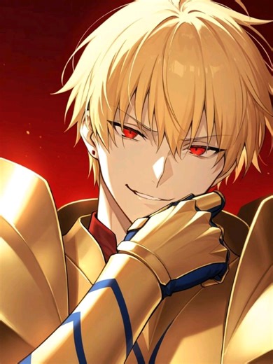 Gilgamesh the King of Heroes. who possessed all things in the world, whose tale is recorded in mankind's oldest epic poem. he is mankind's oldest hero, the origin of all myths and model on which heroes are based, so his story is copied within the mythologies of all the countries of the world. Though there are numerous kings with titles such as the King of Knights or the King of Conquerors, he is the only one in all of heaven and earth crowned with the title of