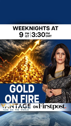 #VantageOnFirstpost: Gold Hits Record High: Why Rising Prices Signal Global Risk Gold prices have surged past $4,400 an ounce, marking their strongest year since 1979. Falling interest rate expectations, escalating geopolitical tensions, and record central bank buying are driving the rally. From the Ukraine war to fresh global flashpoints, uncertainty is pushing investors towards safe havens. Even central banks are hoarding gold, replacing the euro as a key reserve asset. But this surge is not a