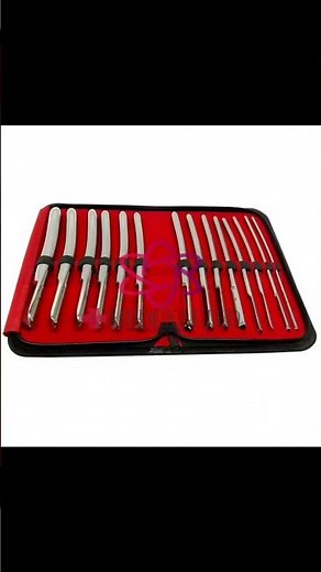 Premium Quality Hegar Uterine Dilator Sounds Set 7.5 Single Ended Gynecology Surgical +923417330036