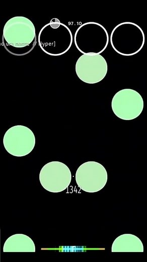 top 44 (Override (4k hyper) 96.90%) #osu #osugame #osumania #shorts
