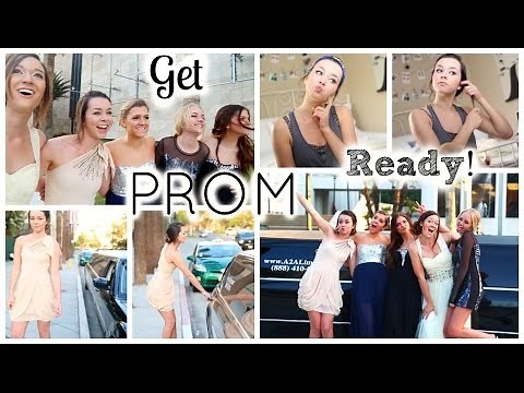 Getting Prom Ready! Hair, Makeup & Dress!