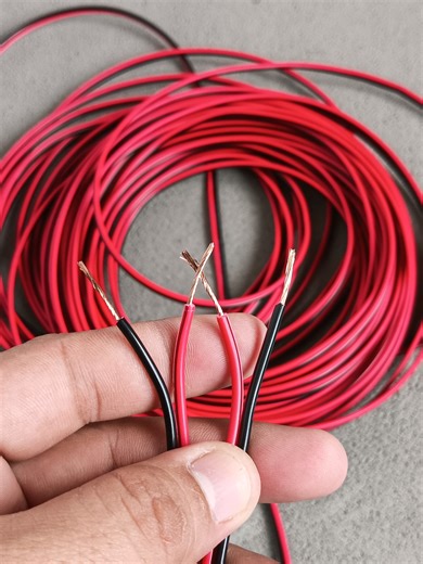 Red & Black Wire: Speaker, Extension & 2-Core Types