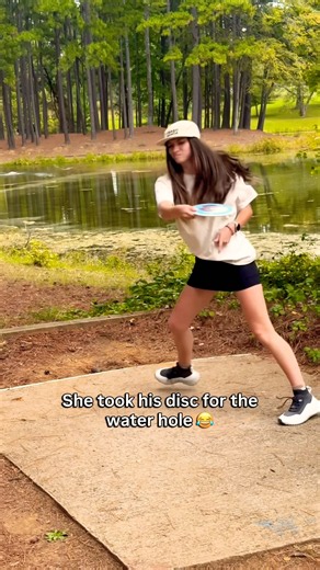 This water carry is ICONIC! 😮‍💨 #discgolf #golf #frolf #frisbee #sportscenter