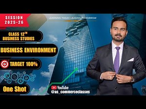 Business Environment | Class 12 | Business Studies | Full Chapter Explanation | CBSE | One Shot