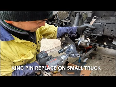 HOW TO REPLACE KING PIN ON SMALL TRUCKS