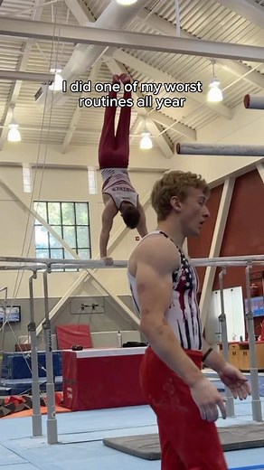 I had to redeem myself 💪🏼 #gymnast #gymnastics #fail #fails #ncaa #parkour #calisthenics #handstand #win #redemption | Ian Gunther