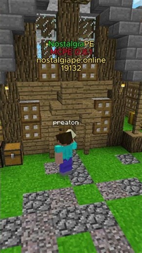 НОСТАЛЬГИЯ ПО МАЙНКРАФТ ПЕ || NostalgiaPE MCPE 0.8.1