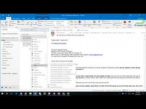 04 Outlook mail Hướng dẫn sắp xếp tổ chức hộp thư email của Outlook Web và App Windows