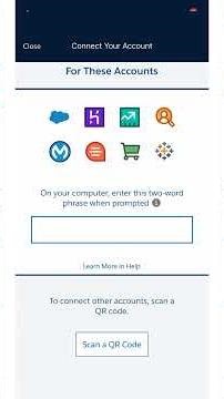 Salesforce Support - Connecting your Salesforce Authenticator App