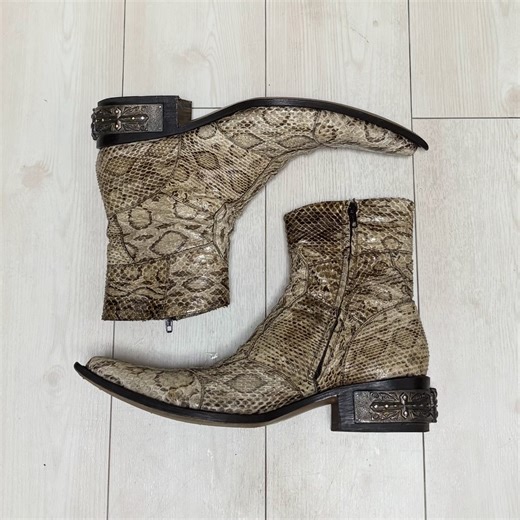 g6 | ❌SOLD❌ gianni barbato Python Western Boots Size - 42 Price - Sold #giannibarbato | Instagram