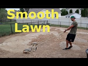 LEVELING Bumpy Lawn BEFORE Seed - Lawn renovation step 4