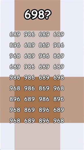 "Solving the 698 Number Puzzle - Brain Teaser Challenge"