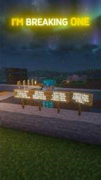 1 Like = 1 Block broken in my Minecraft World