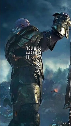 Why Thor never get scared of Thanos #marvel #mcu #endgame