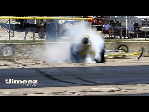 INSANE CRASH! NITRO DRAGSTER! MELTDOWN DRAGS! BYRON DRAGWAY!