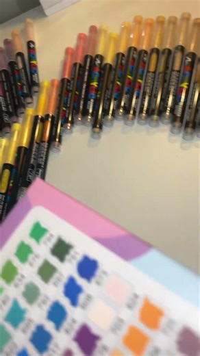 Pen Collection 168 Acrylic Brush Marker Set #unboxing #acrylicmarkers #art #colouring