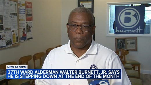 Chicago's 27th Ward Alderman Walter Burnett Jr. stepping down