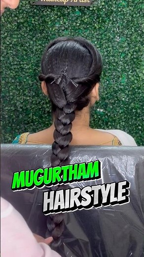 Full Mugurtham Bridal Hairdo Tutorial | Elegant Wedding Hairstyle Guide #hairstyle #simplehairstyle
